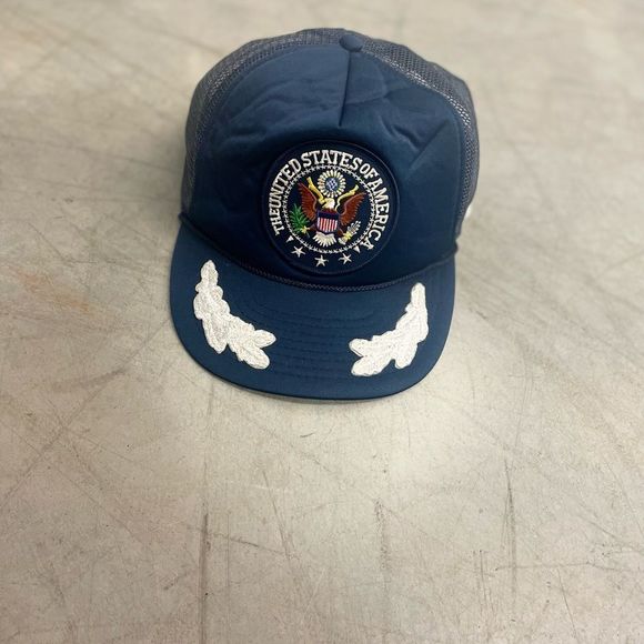 Vintage United States Scrambled Eggs Trucker Snapback Hat - Picture 3 of 7